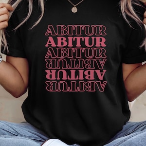 Personalisiert Abitur Abschluss T-Shirt oder Tasse Geschenk Abitur Schule Schulabschluss Geschenk Jahrgang Oberstufe