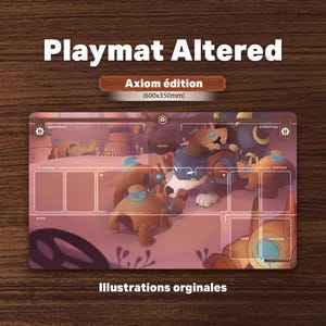 Playmat Altered - Axiom / 24"x14" inches (600x350mm)