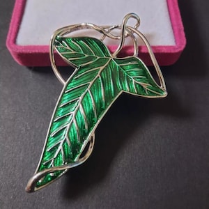 Grüne Efeu Blatt Brosche Pin Abzeichen Natur Baum Brosche Schmuck & Accessoires