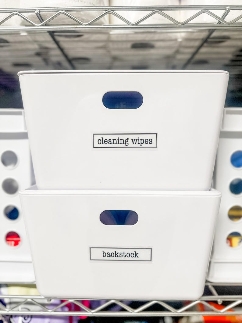Custom Organization Labels, Personalized Storage Labels, Made to Order ...