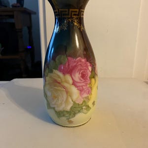 Vintage floral bud vase