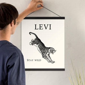 Namensposter | Geburtsposter | Geschenke zur Geburt | Kinderzimmer Deko | Retro Kunstdrucke | Babygeschenk personalisiert | Name Kind