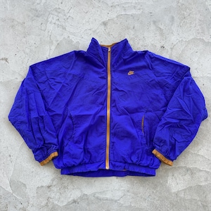 Vintage 90s Nike Track Lightweight Nylon Overaized Jacket Embroidered Mini Logo Men’s Size L