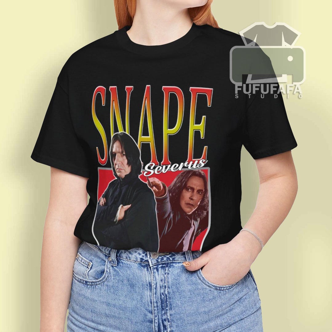 Severus Snape Potions Master Fan Art T-shirt – Dark Academia Wizard Tee ...