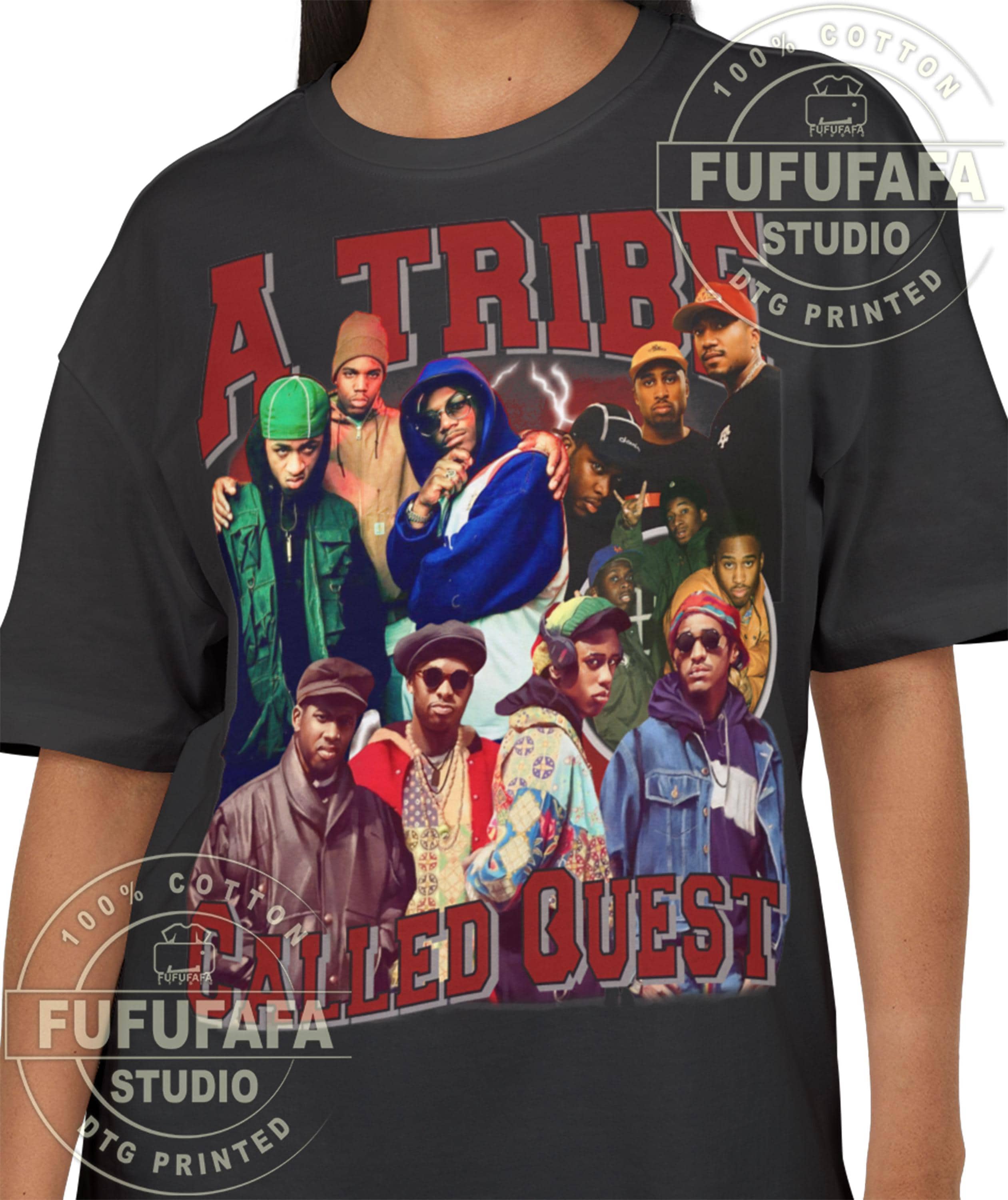 90s Hip Hop T-shirt: A Tribe Called Quest Graphic Tee - Etsy
