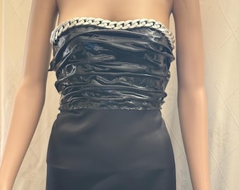 Wet Look Corset