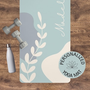 Esterilla de yoga personalizada, esterilla de yoga de goma, esterilla de fitness, esterilla de entrenamiento, regalo de yoga, regalo de fitness