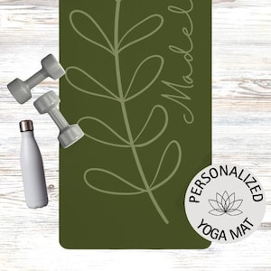 Esterilla de yoga personalizada, esterilla de yoga de goma, esterilla de fitness, esterilla de entrenamiento, regalo de yoga, regalo de fitness