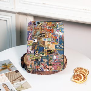 Custodia Aesthetic Mickey Kindle Paperwhite 2024/2021 con funzione di accensione/spegnimento automatico, custodia morbida color bianco per Kindle Paperwhite da 6 pollici, custodia vintage per Kindle con cinturino da polso