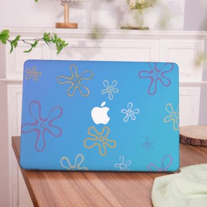 Cartoon SpongeBBob Sky New Hardshell MacBook Case For Macbook Air 15/13/11 Macbook Pro 13/14/15/16 M3 M4 2022 2025 Ctue Laptop Ret 15/12Case