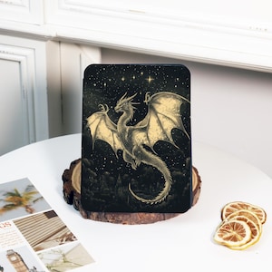 Magic Dragon Wings Kobo/Kindle Case with Strap for New Kindle Case Colorsoft 2024 E-reader Cover for Bookish Paperwhite 12/11/10th Auto Wake