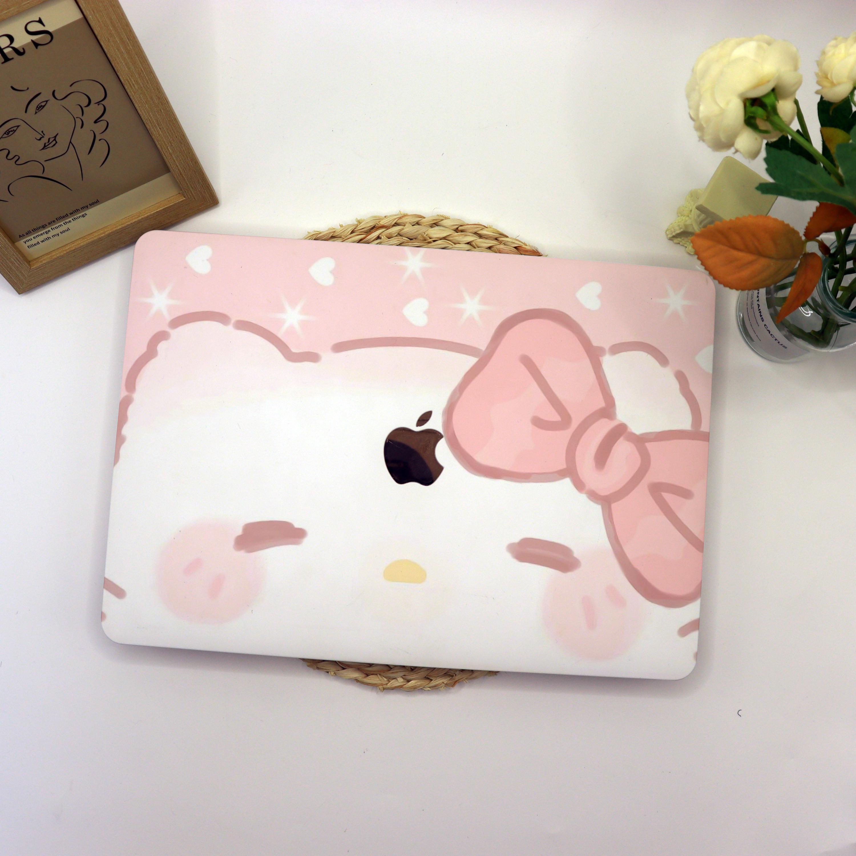 ハローキティー マックブック ケース HelloKitty MacBook Cute Hello Kitty Hardshell Laptop Case for MacBook Pro 16 15