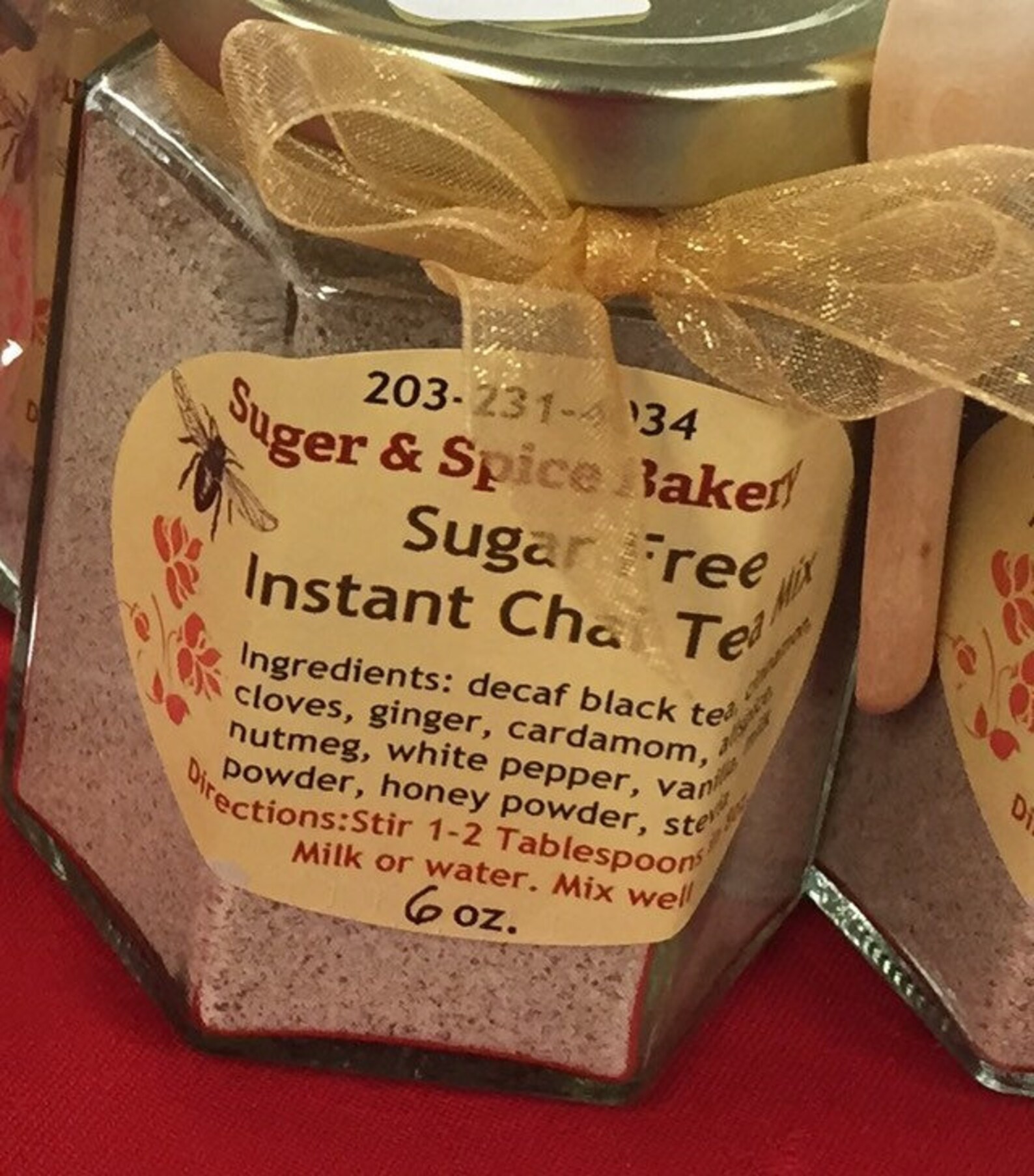 Sugar Free Instant Chai Tea Mix in vanilla or chocolate Etsy