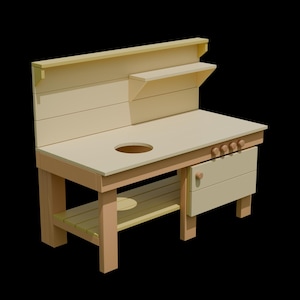 Kids Mud Kitchen Plans