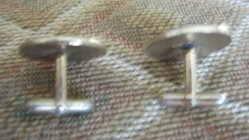 Set of Vintage Golfer Swank Enameled Cuff Links and Tie Clasp