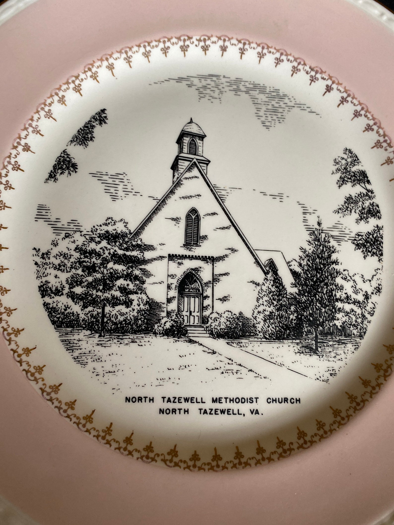 Commemorative Church Plate North Tazewell Methodist Church - Etsy