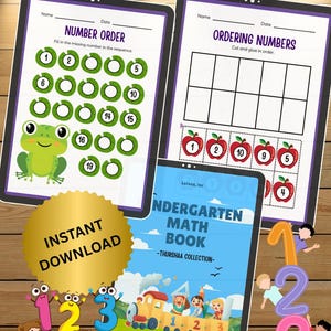 Kindergarten Math Workbook PDF – Numbers, Counting, and Tracing Printables