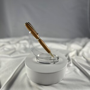 Handmade Slimline Pen in Bethlehem Olivewood