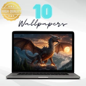 10 Dragon Desktop Wallpapers – Downloadable Digital Art for PC – Stunning and Magical Designs for Fantasy Lovers