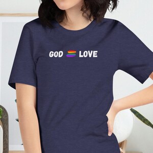 God Equals Love LGBTQ Pride T-shirt