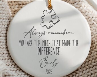 Difference Maker Ornament, Difference Maker Christmas Ornament Gift Difference Maker Thank You Ornament Difference Maker Appreciation Gift