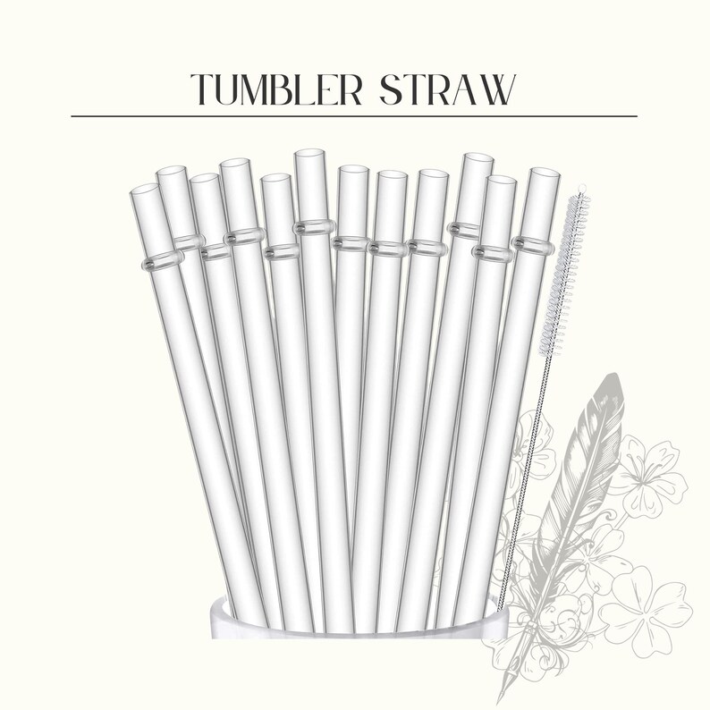 Accessoires pour gobelets 40 oz et 20 oz Couvercle Paille Tumbler Straw