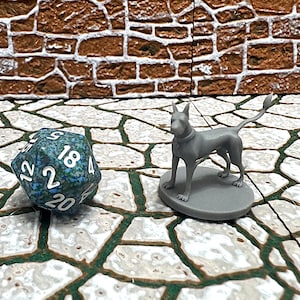 Blink Dog, 28mm miniature for DnD, Pathfinder and other tabletop games