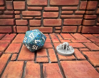 Giant Fire Beetle, 28mm miniature for D&D, Pathfinder and other tabletop games