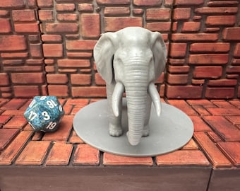 Elephant, 28mm miniature for D&D, Pathfinder and other tabletop games