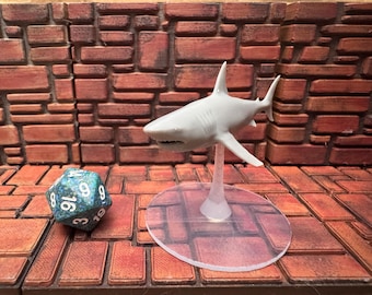 Shark, 28mm miniature for D&D, Pathfinder and other tabletop games