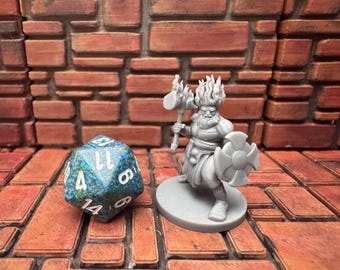 Azer, 28mm miniature for D&D, Pathfinder and other tabletop games