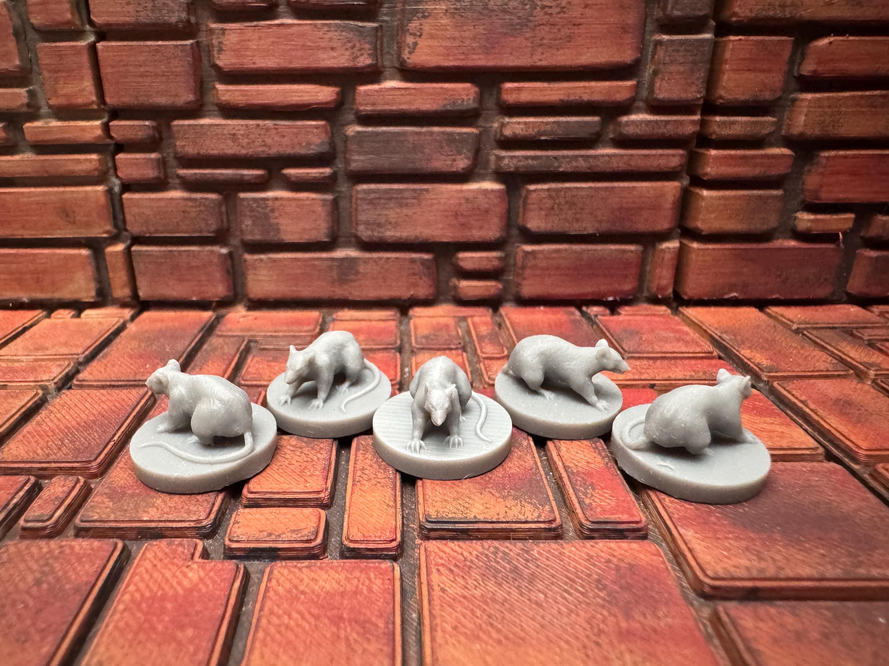 Rat 28mm Miniature for Dnd, Pathfinder and Other Tabletop Games - Etsy