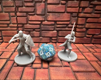 Stone Cold Reaver Veteran Knight, 28mm miniature for D&D, Pathfinder and other tabletop games