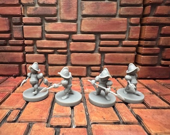 Soldado de plomo, miniatura de 28 mm para D&D, Pathfinder y otros juegos de mesa