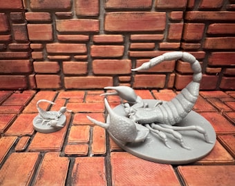 Scorpion I Gigante, miniatura de 28 mm para D&D, Pathfinder y otros juegos de mesa