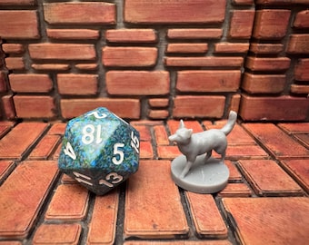 Jackal I Canine I K9, miniatura de 28 mm para D&D, Pathfinder y otros juegos de mesa