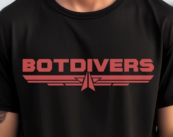 Botdivers Super Earth Squad, Graphic T-Shirt, Unisex Heavy Cotton Tee