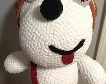 Duży WZÓR szydełkowy na Snoopy'ego - Pluszowy-Szydełkowy