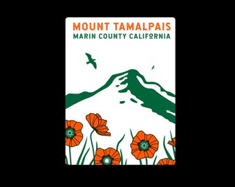 Mount Tam Sticker
