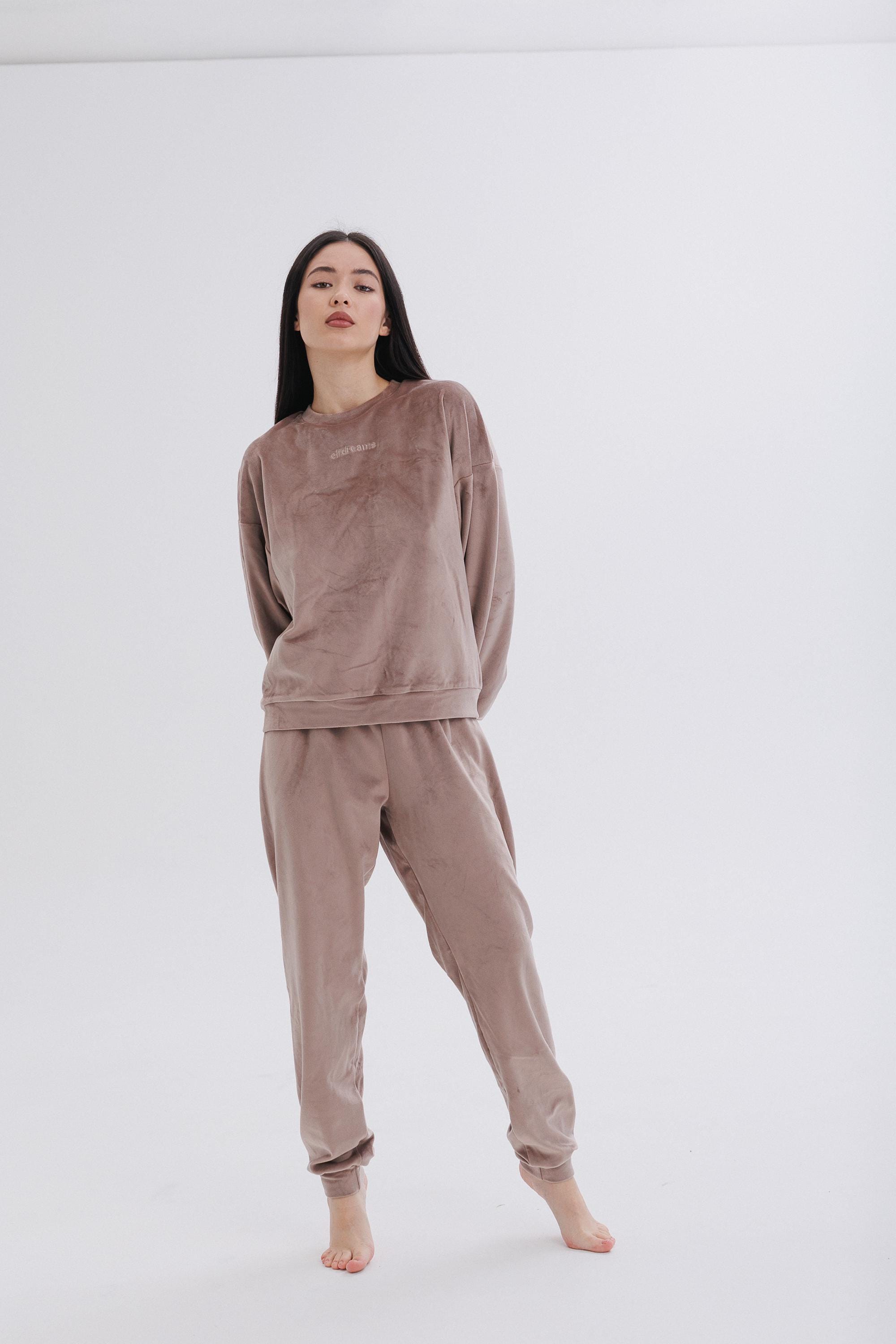 Plus size velour tracksuit uk best sale