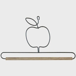 7.5" Wire Apple with Dowel Quilt - Craft Holder - Hand Crafted in USA by Ackfeld Manufacturing