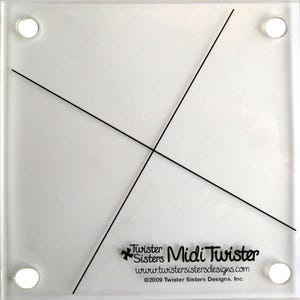Midi Twister Pinwheel Tool and Instructions by Twisted Sisters