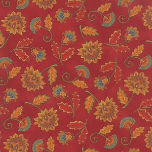 Moda Forest Fancy by Deb Strain 19713 16 Cream Leaves & Acorns Cotton Fabric 