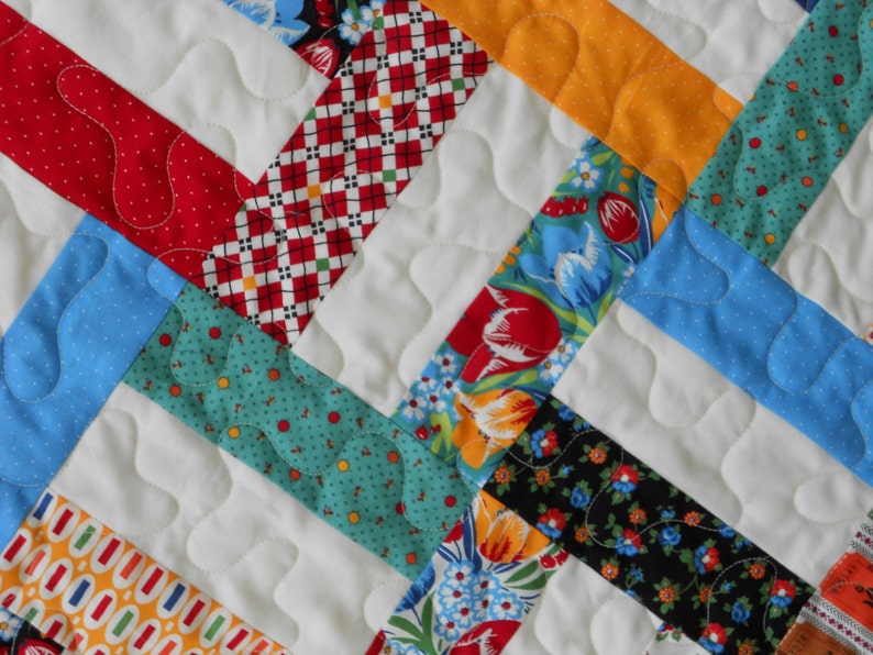 Quilt Pattern Pick up Sticks Baby and Throw Sizes Jelly Etsy