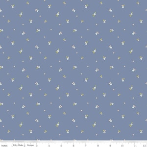 Community Ditzy Blue Floral by Citrus & Mint Designs for Riley Blake - C11105 Blue - Yardage