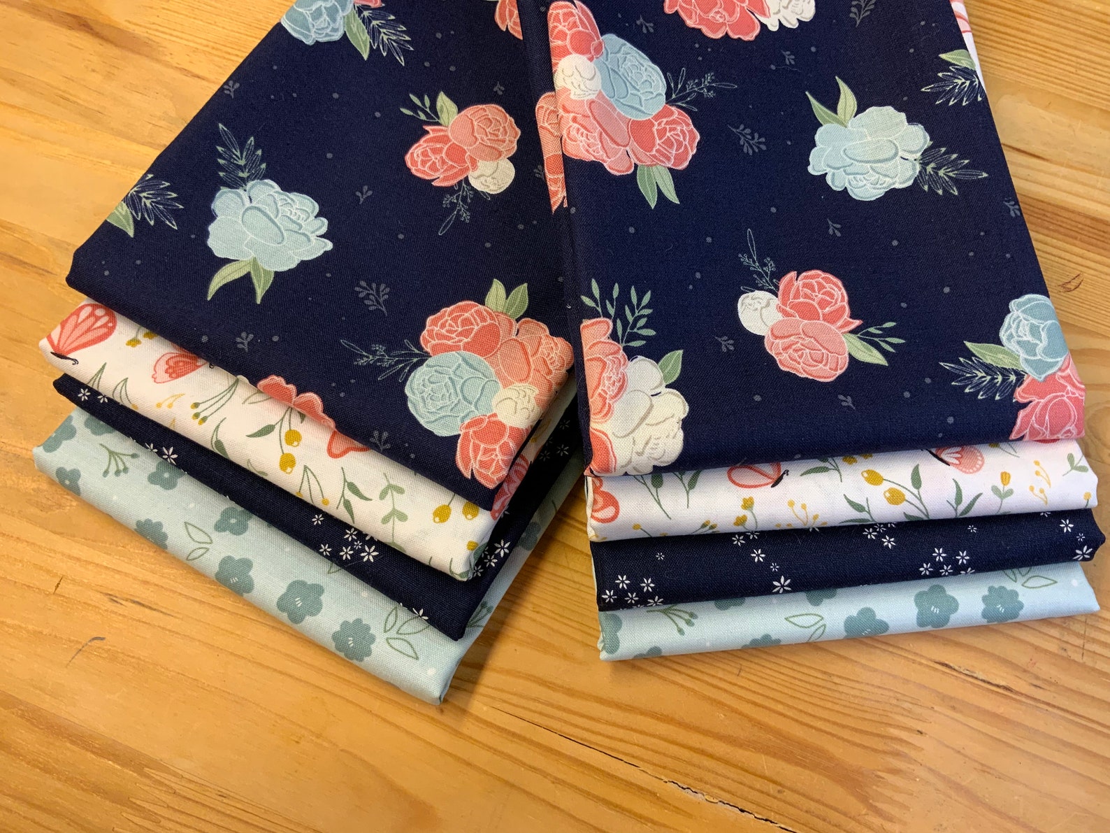 Daybreak Fat Quarter Bundle by Cotton and Joy for Riley Blake - 4 Count ...