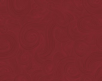 Just Color Burgundy  Swirl by Studio e - E60-1351-BUR - Yardage