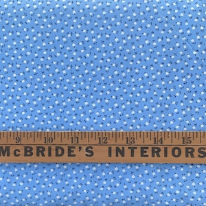Toybox - Tiny Blue & White Floral by Sara Morgan for Blue Hill Fabrics - 7073 7 Blue - Yardage - RARE OOP!!