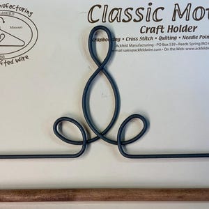 8" Wire Heirloom with Dowel Quilt - Craft Holder - Hand Crafted in USA by Ackfeld Manufacturing