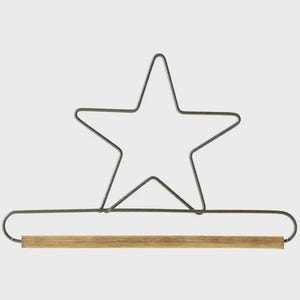 8" Wire Large Star with Dowel Quilt - Craft Holder - Hand Crafted in USA by Ackfeld Manufacturing